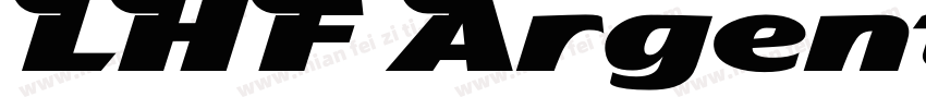 LHF Argentine Solid字体转换